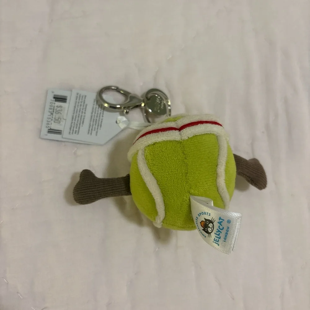 Jellycat Lime Green Tennis Ball Keychain - Picture 2 of 2